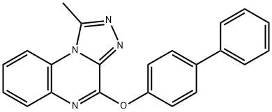 4-([1,1'-biphenyl]-4-yloxy)-1-methyl[1,2,4]triazolo[4,3-a]quinoxaline 구조식 이미지
