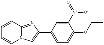 2-{4-ethoxy-3-nitrophenyl}imidazo[1,2-a]pyridine 구조식 이미지