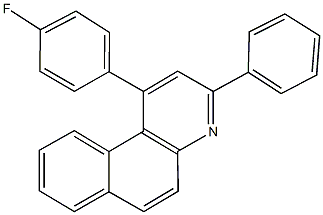 1-(4-fluorophenyl)-3-phenylbenzo[f]quinoline 구조식 이미지