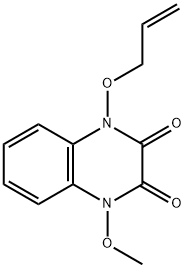 1-(allyloxy)-4-methoxy-1,4-dihydroquinoxaline-2,3-dione Structure