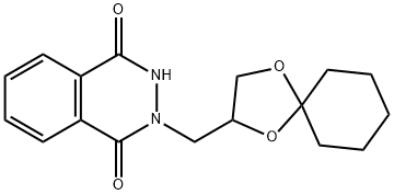 2-(1,4-dioxaspiro[4.5]dec-2-ylmethyl)-2,3-dihydrophthalazine-1,4-dione 구조식 이미지