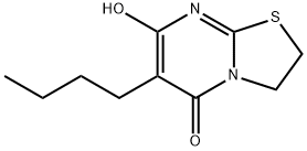 6-butyl-7-hydroxy-2,3-dihydro-5H-[1,3]thiazolo[3,2-a]pyrimidin-5-one Structure