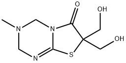 7,7-bis(hydroxymethyl)-3-methyl-3,4-dihydro-2H-[1,3]thiazolo[3,2-a][1,3,5]triazin-6(7H)-one 구조식 이미지