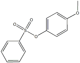 4-methoxyphenyl benzenesulfonate 구조식 이미지