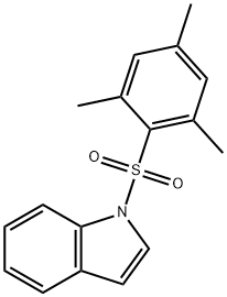 1-(mesitylsulfonyl)-1H-indole 구조식 이미지
