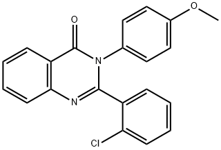 2-(2-chlorophenyl)-3-(4-methoxyphenyl)-4(3H)-quinazolinone Structure