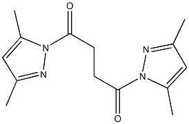 1-[4-(3,5-dimethyl-1H-pyrazol-1-yl)-4-oxobutanoyl]-3,5-dimethyl-1H-pyrazole Structure