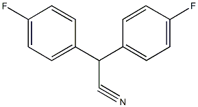 bis(4-fluorophenyl)acetonitrile 구조식 이미지