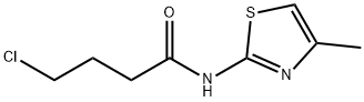 4-chloro-N-(4-methyl-1,3-thiazol-2-yl)butanamide Structure