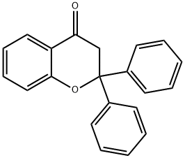 2,2-diphenyl-2,3-dihydro-4H-chromen-4-one 구조식 이미지