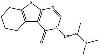 N,N-dimethyl-N'-(4-oxo-5,6,7,8-tetrahydro[1]benzothieno[2,3-d]pyrimidin-3(4H)-yl)ethanimidamide Structure