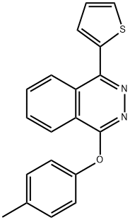 1-(4-methylphenoxy)-4-thien-2-ylphthalazine Structure