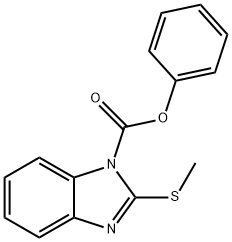 phenyl 2-(methylsulfanyl)-1H-benzimidazole-1-carboxylate Structure