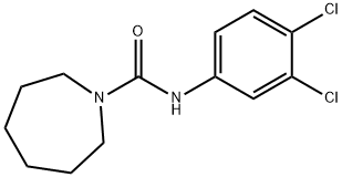 N-(3,4-dichlorophenyl)-1-azepanecarboxamide 구조식 이미지