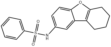 N-(6,7,8,9-tetrahydrodibenzo[b,d]furan-2-yl)benzenesulfonamide Structure