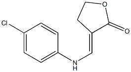 3-[(4-chloroanilino)methylene]dihydro-2(3H)-furanone Structure