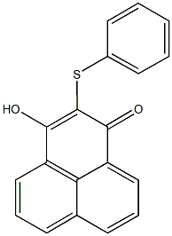 3-hydroxy-2-(phenylsulfanyl)-1H-phenalen-1-one 구조식 이미지