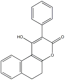 1-hydroxy-2-phenyl-5,6-dihydro-3H-benzo[f]chromen-3-one Structure