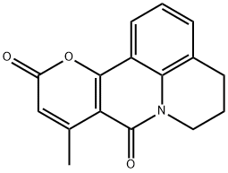 9-methyl-5,6-dihydro-4H,8H,11H-pyrano[3,2-c]pyrido[3,2,1-ij]quinoline-8,11- dione 구조식 이미지