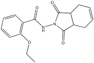 N-(1,3-dioxo-1,3,3a,4,7,7a-hexahydro-2H-isoindol-2-yl)-2-ethoxybenzamide Structure