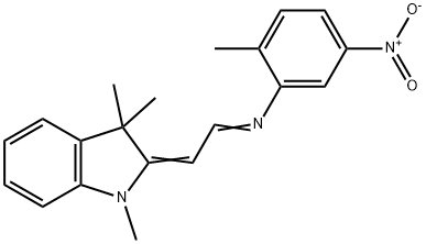 2-[2-({5-nitro-2-methylphenyl}imino)ethylidene]-1,3,3-trimethylindoline 구조식 이미지