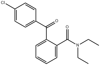 2-(4-chlorobenzoyl)-N,N-diethylbenzamide Structure