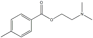 2-(dimethylamino)ethyl 4-methylbenzoate 구조식 이미지