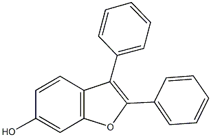 2,3-diphenyl-1-benzofuran-6-ol Structure