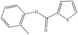 2-methylphenyl 2-thiophenecarboxylate Structure