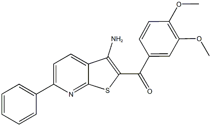 (3-amino-6-phenylthieno[2,3-b]pyridin-2-yl)(3,4-dimethoxyphenyl)methanone 구조식 이미지