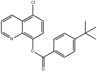 5-chloro-8-quinolinyl 4-tert-butylbenzoate Structure
