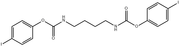 4-iodophenyl 4-{[(4-iodophenoxy)carbonyl]amino}butylcarbamate 구조식 이미지