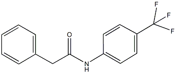 2-phenyl-N-[4-(trifluoromethyl)phenyl]acetamide 구조식 이미지