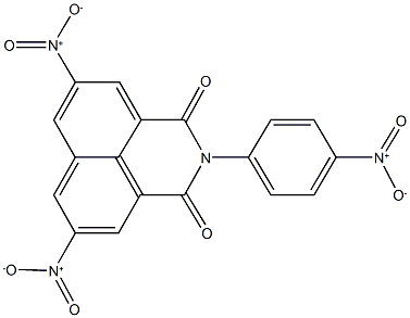 5,8-bisnitro-2-{4-nitrophenyl}-1H-benzo[de]isoquinoline-1,3(2H)-dione 구조식 이미지