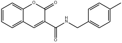 N-(4-methylbenzyl)-2-oxo-2H-chromene-3-carboxamide Structure