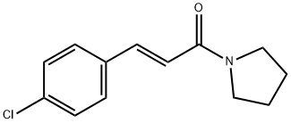 1-[3-(4-chlorophenyl)acryloyl]pyrrolidine 구조식 이미지