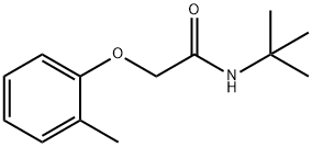 N-(tert-butyl)-2-(2-methylphenoxy)acetamide Structure