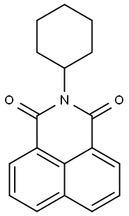 2-cyclohexyl-1H-benzo[de]isoquinoline-1,3(2H)-dione 구조식 이미지