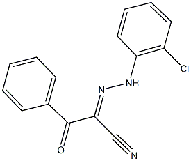 2-[(2-chlorophenyl)hydrazono]-3-oxo-3-phenylpropanenitrile Structure