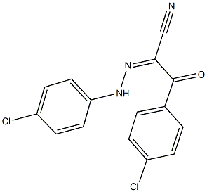 3-(4-chlorophenyl)-2-[(4-chlorophenyl)hydrazono]-3-oxopropanenitrile Structure