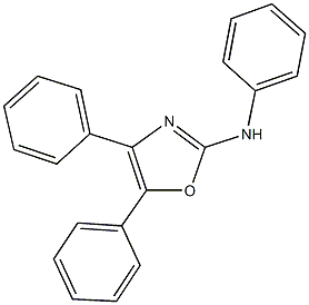 N-(4,5-diphenyl-1,3-oxazol-2-yl)-N-phenylamine Structure