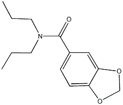 N,N-dipropyl-1,3-benzodioxole-5-carboxamide Structure