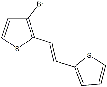 3-bromo-2-[2-(2-thienyl)vinyl]thiophene 구조식 이미지