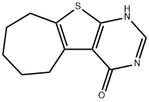 3,5,6,7,8,9-hexahydro-4H-cyclohepta[4,5]thieno[2,3-d]pyrimidin-4-one 구조식 이미지