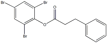 2,4,6-tribromophenyl 3-phenylpropanoate Structure