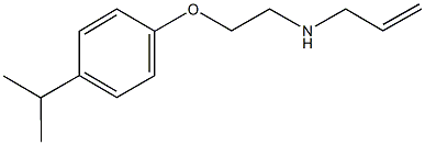 N-allyl-N-[2-(4-isopropylphenoxy)ethyl]amine 구조식 이미지