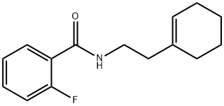 N-[2-(1-cyclohexen-1-yl)ethyl]-2-fluorobenzamide Structure