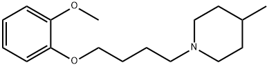 1-[4-(2-methoxyphenoxy)butyl]-4-methylpiperidine Structure