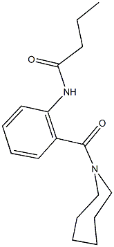 N-[2-(1-azepanylcarbonyl)phenyl]butanamide Structure