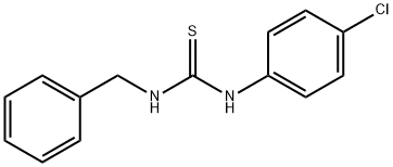 N-benzyl-N'-(4-chlorophenyl)thiourea 구조식 이미지